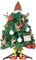 20" Mini Christmas Tree with Head Arms Elf Legs Tabletop (Green)